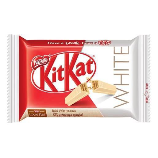 Estrela Supermercados CHOCOLATE NESTLE KIT KAT WHITE 41,5GR Estrela Supermercados CHOCOLATE NESTLE KIT KAT WHITE 41,5GR